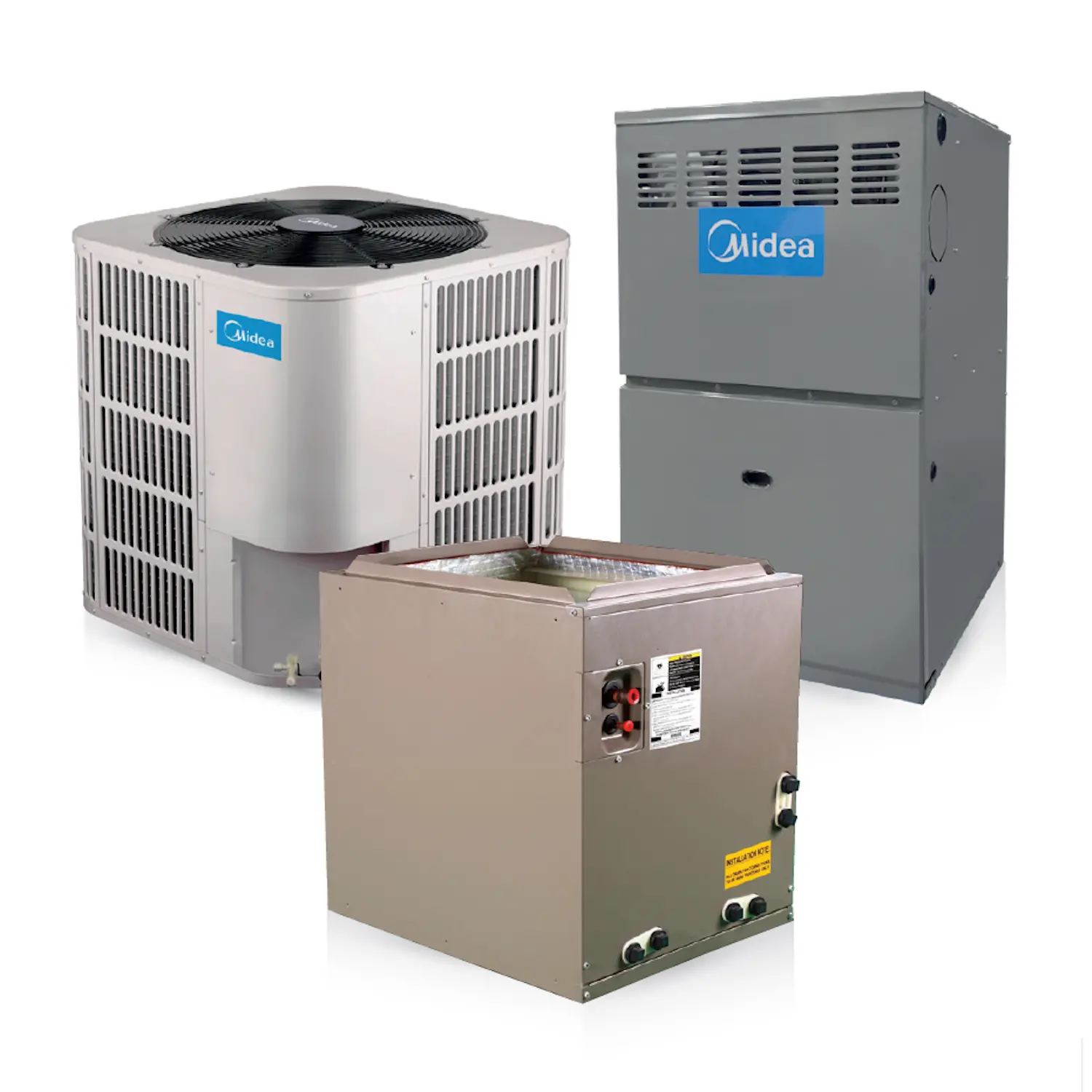 Midea Calefactor a Gas + Conjunto de Frío 125.000 kcal/h